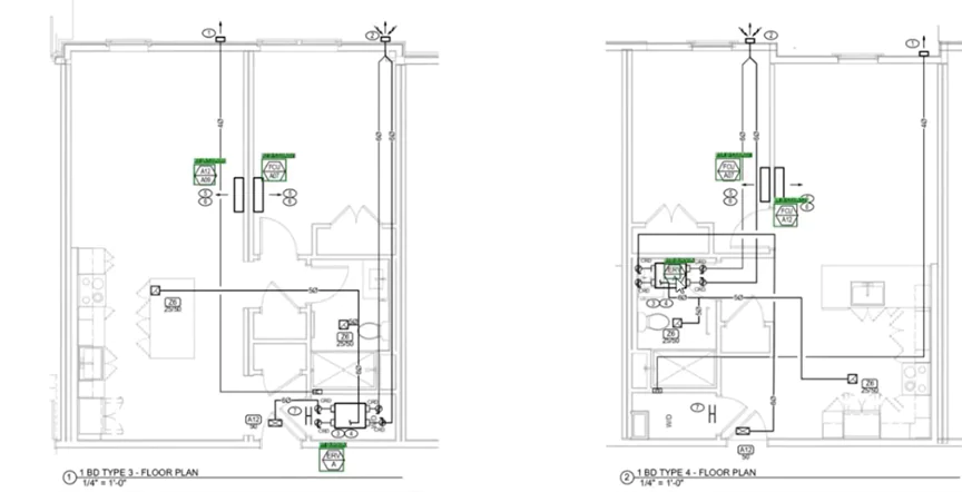 etect the HVAC units from the mechanical drawings