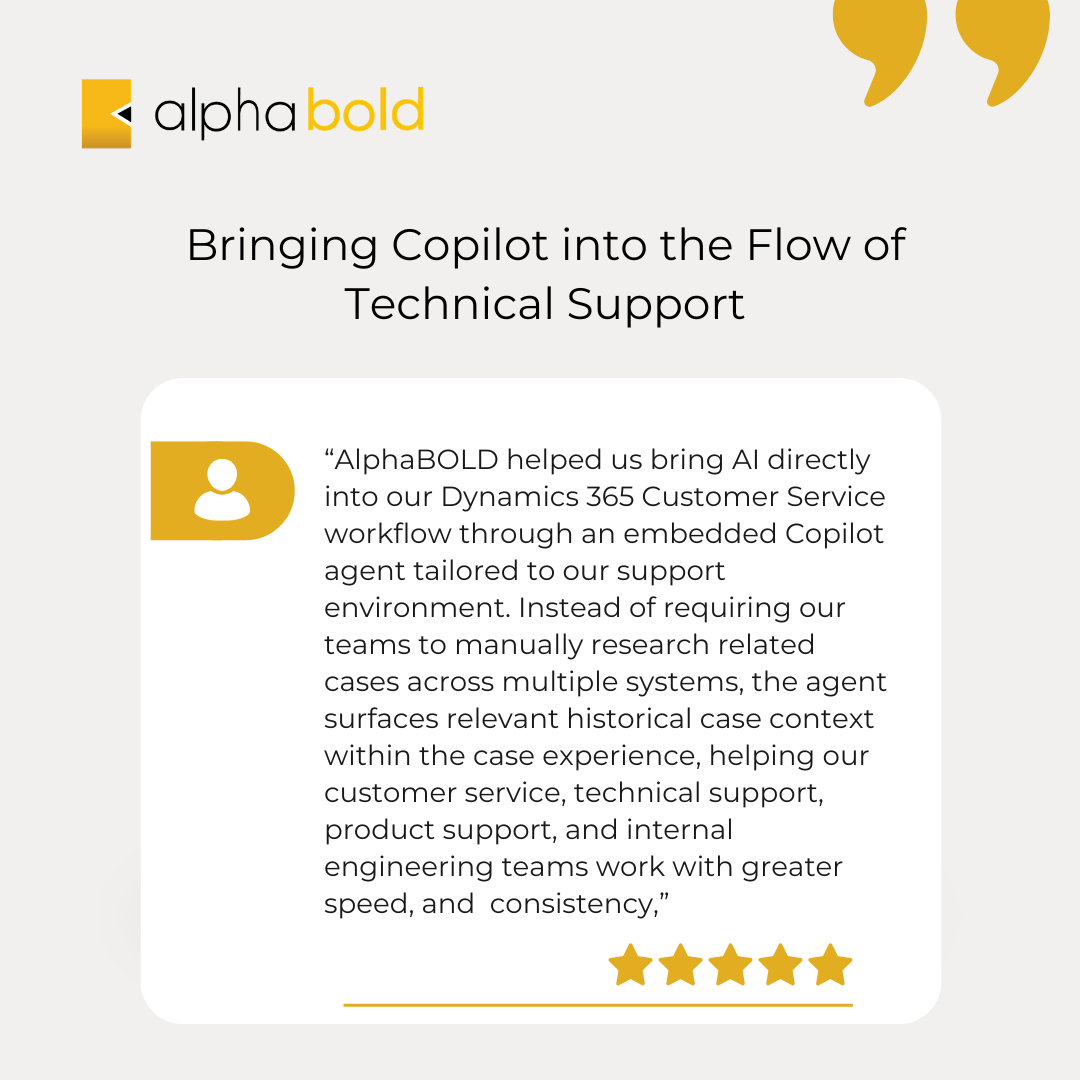 Bringing Copilot into the Flow of Technical Support