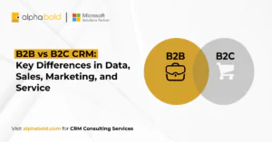 B2B vs B2C CRM- Key Differences in Data, Sales, Marketing, and Service