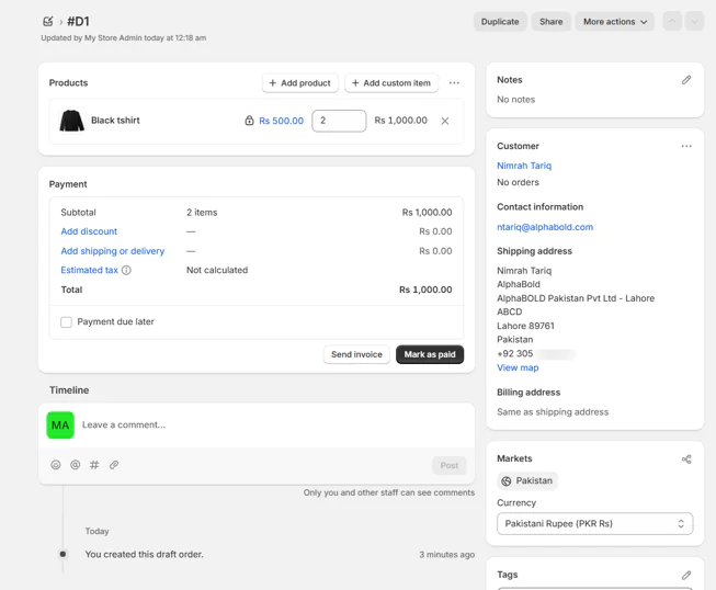 Update product