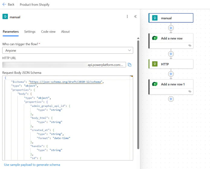 product from shopify