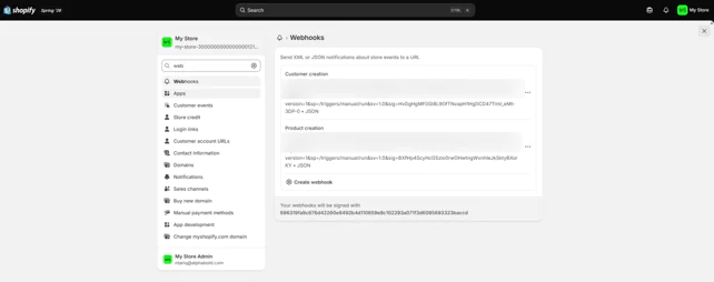 webhooks